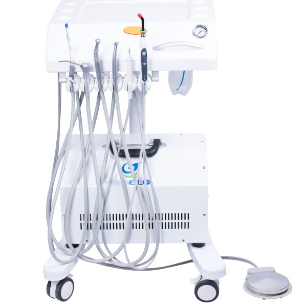 Unidad dental móvil aprobada por CE de buena calidad de China con compresor de aire en venta