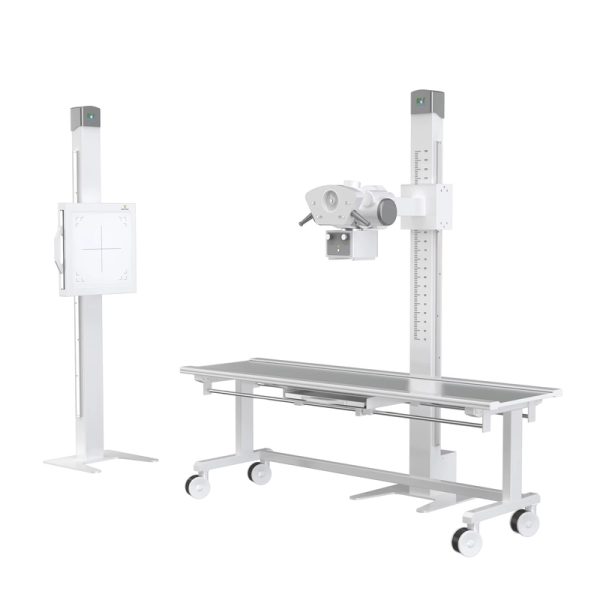 Venta caliente Máquina de rayos X analógica y digital de columna doble fija para humanos manual MSLHX41