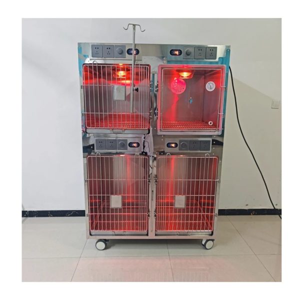 B.S.D. VC181 – Jaula Veterinaria Inoxidable de Hospitalización Profesional